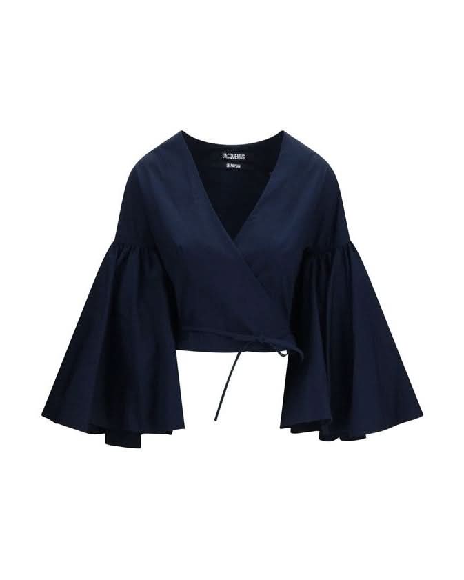 Jacquemus Blue Cotton Shirt Glam Steals