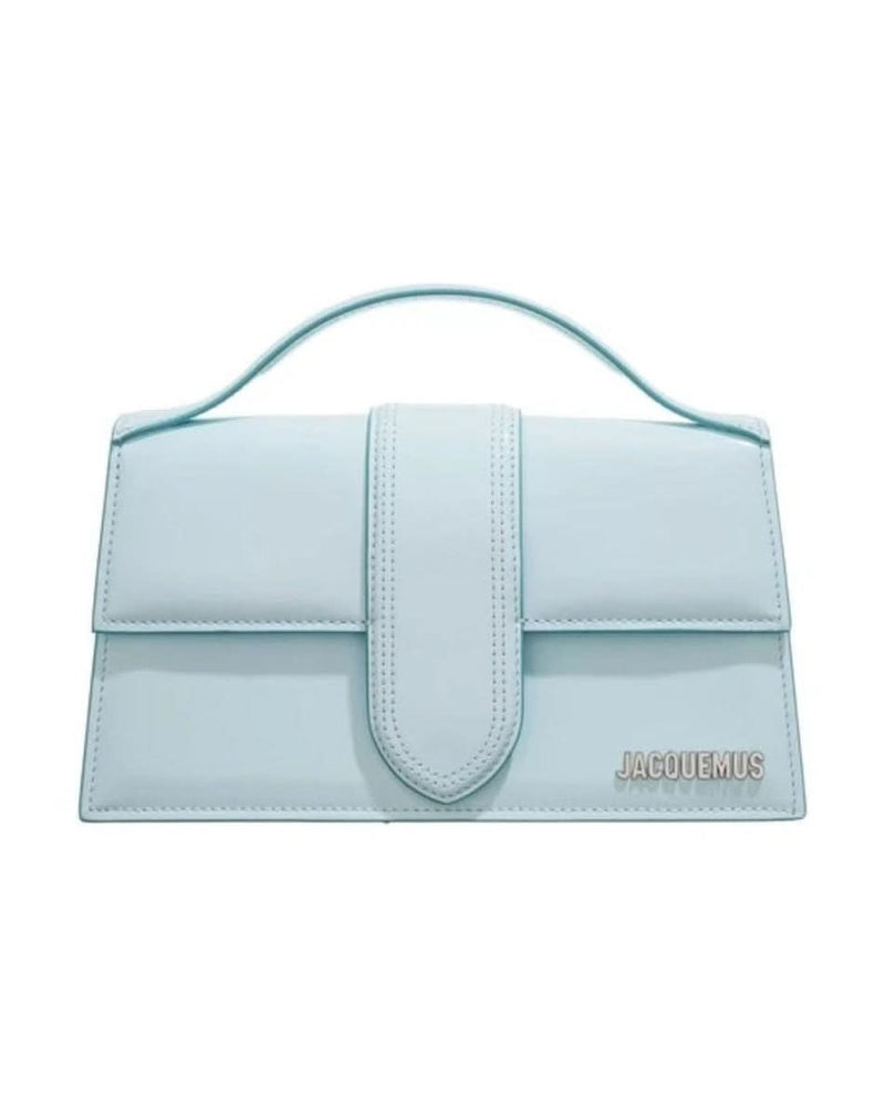 Jacquemus Blue Leather Pale Le Grand Bambino Handbag Glam Steals