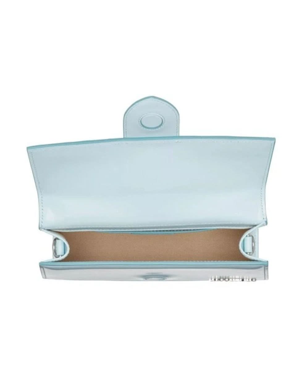 Jacquemus Blue Leather Pale Le Grand Bambino Handbag 