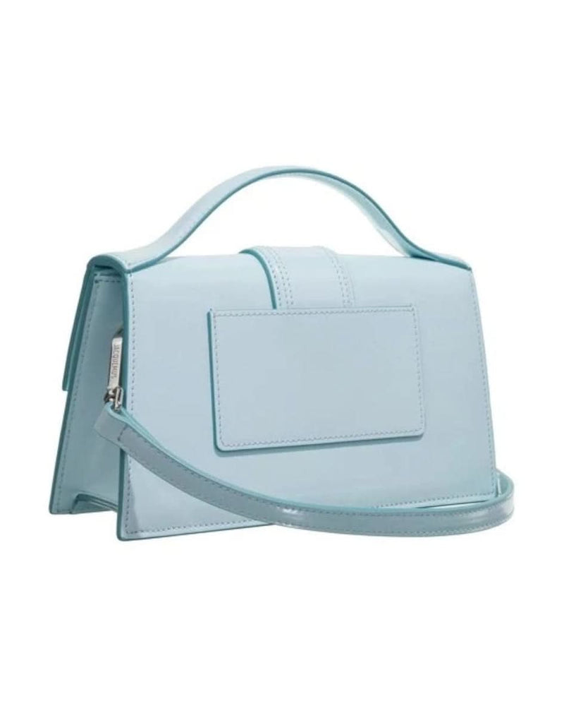 Jacquemus Blue Leather Pale Le Grand Bambino Handbag Glam Steals