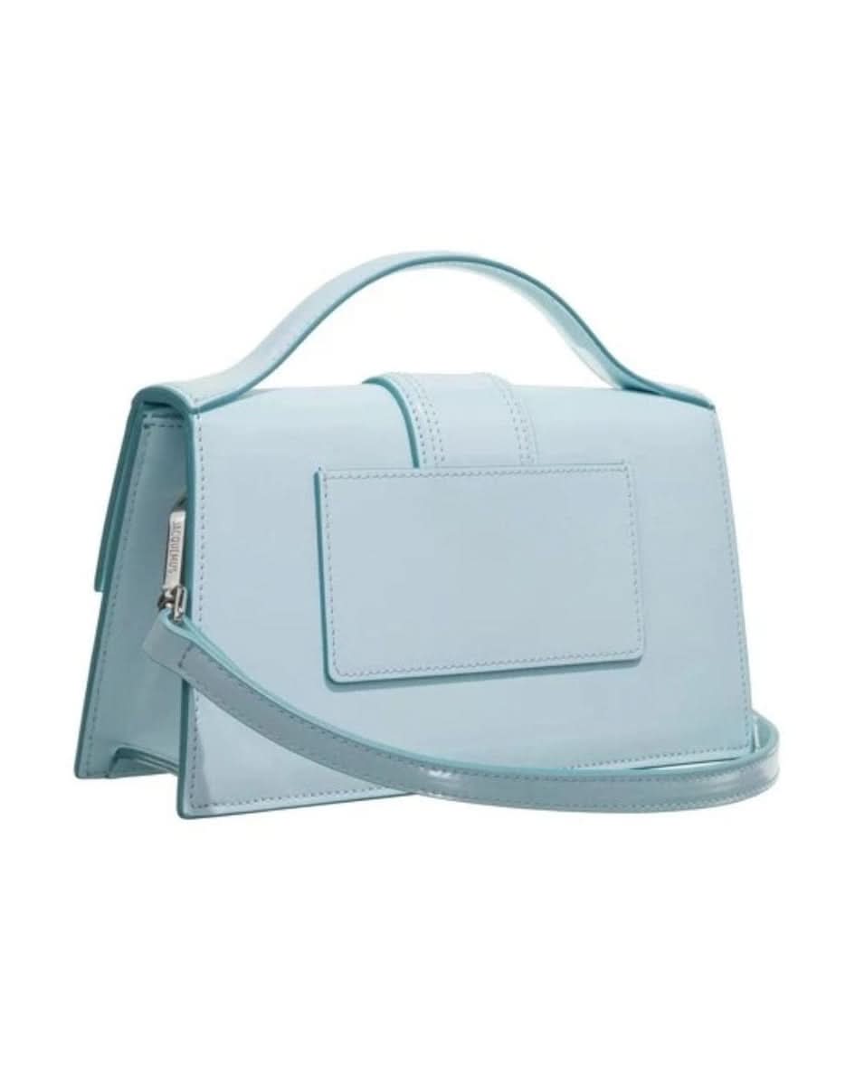 Jacquemus Blue Leather Pale Le Grand Bambino Handbag 