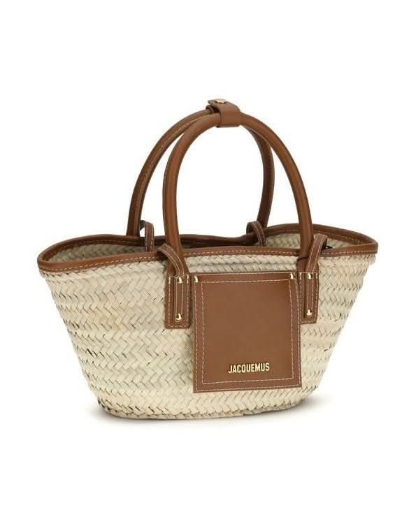 Jacquemus Brown Calf Leather Bos Taurus Handbag 