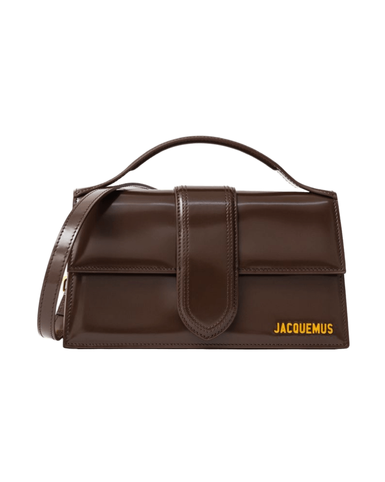 Jacquemus Brown Leather Le Grand Bambino Handbag Glam Steals