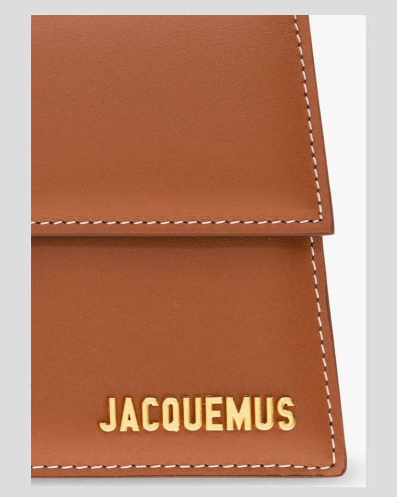 Jacquemus Brown Leather Light Le Grand Bambino Handbag Glam Steals