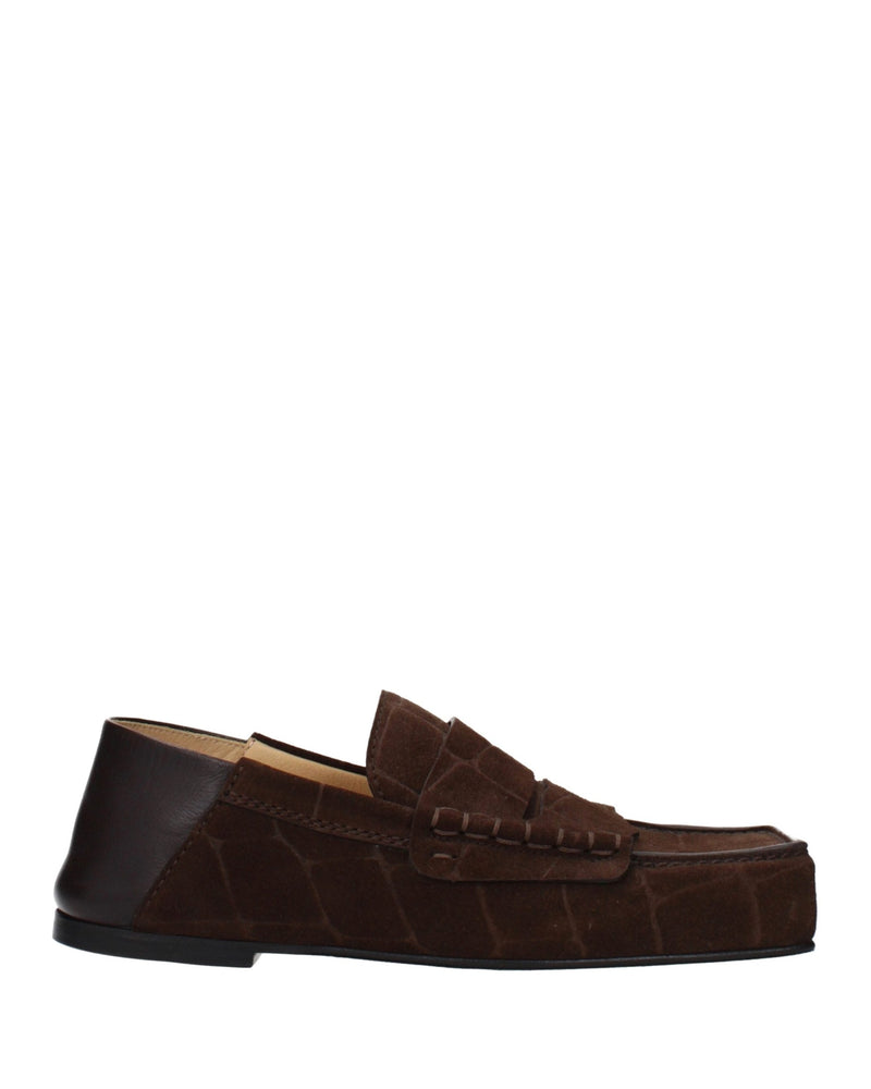 Jacquemus Brown Leather Slip On Loafers Glam Steals