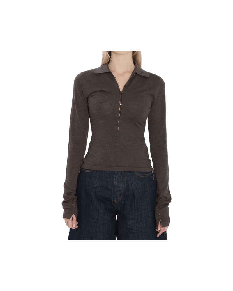 Jacquemus Brown T-shirt and Polo Glam Steals