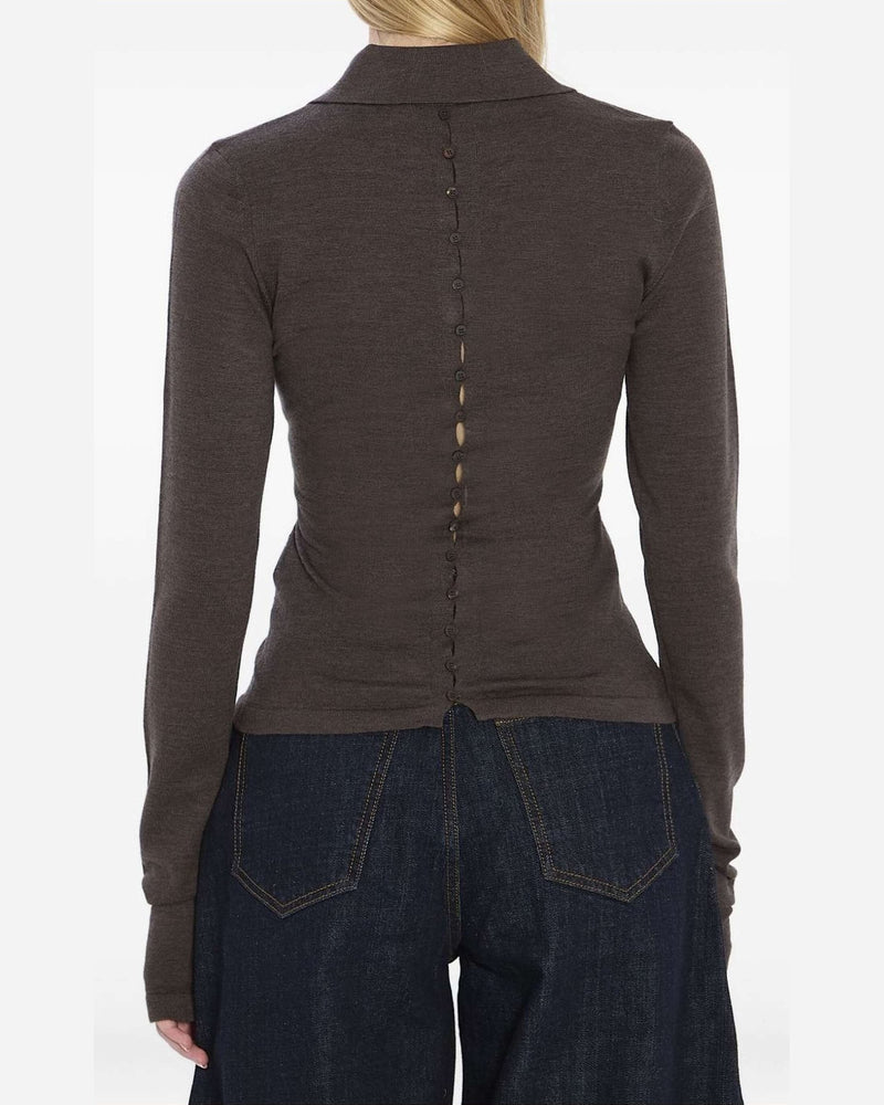 Jacquemus Brown T-shirt and Polo Glam Steals