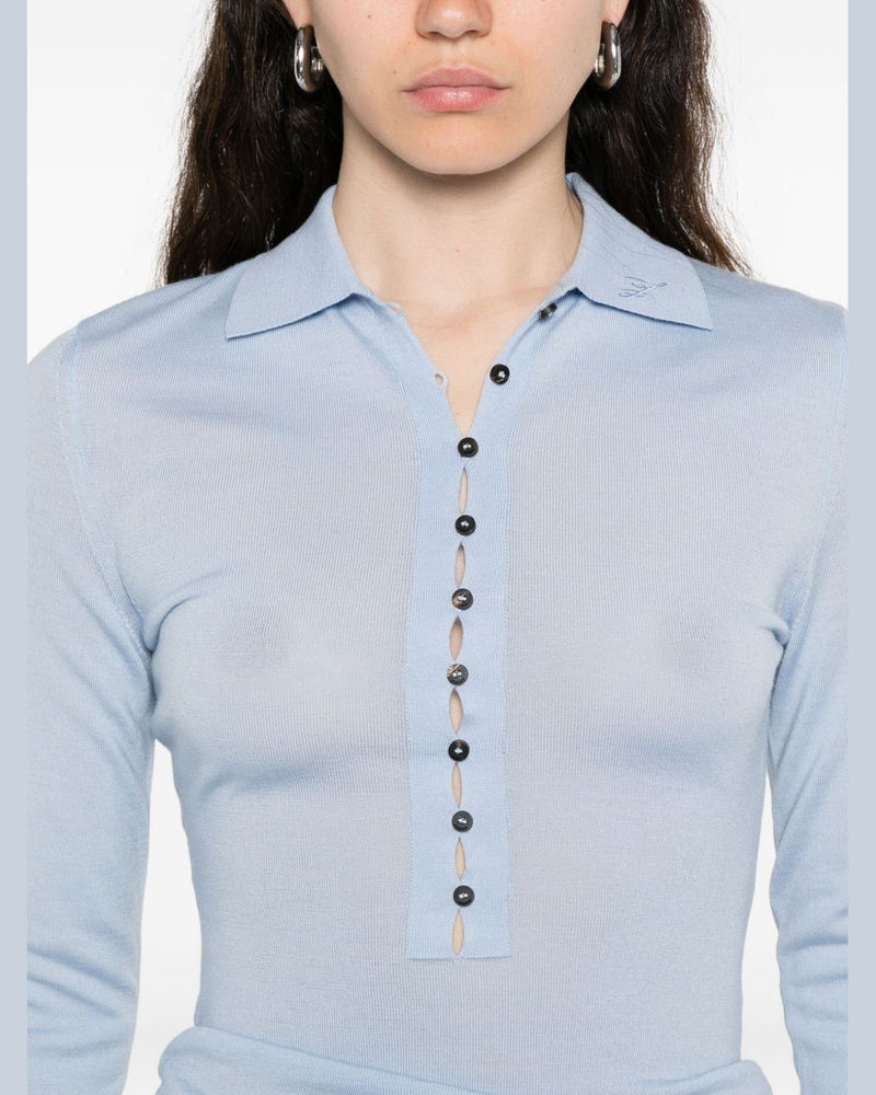 Jacquemus Clear Blue T-shirt and Polo Glam Steals