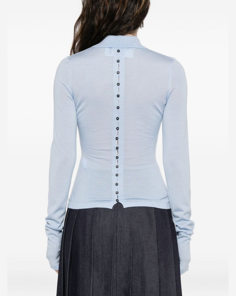 Jacquemus Clear Blue T-shirt and Polo Glam Steals