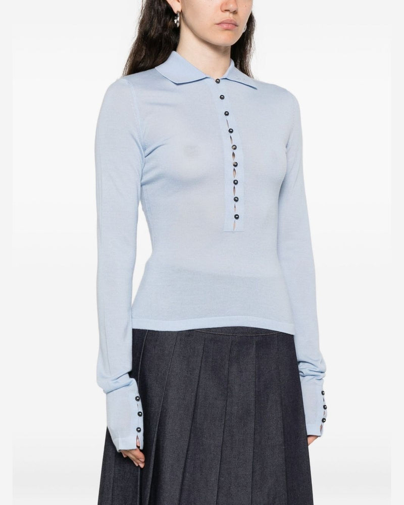 Jacquemus Clear Blue T-shirt and Polo Glam Steals