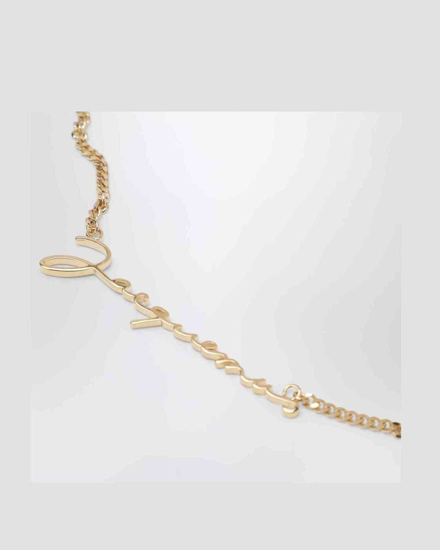 Jacquemus Gold The Necklace with Logo Glam Steals