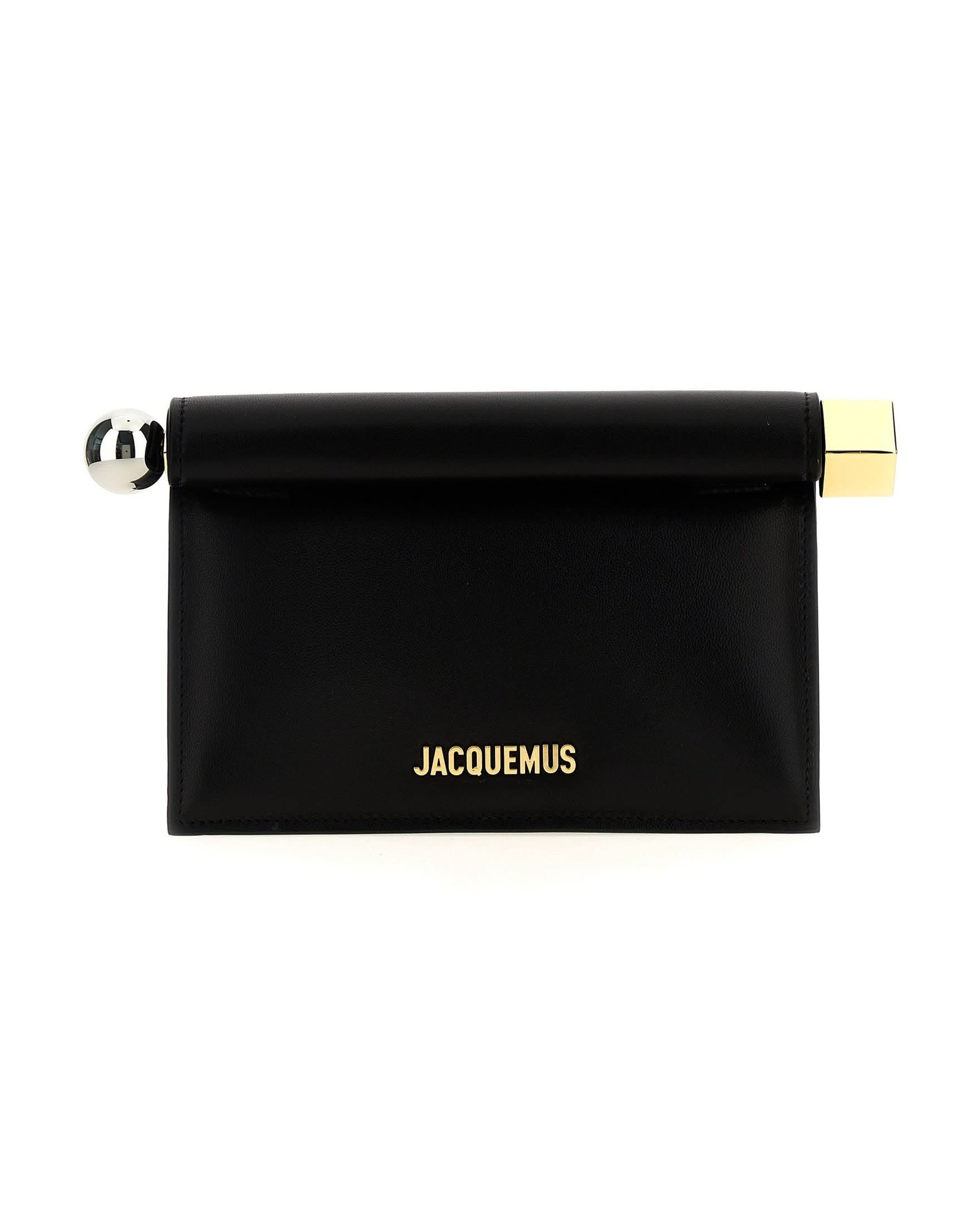 Jacquemus La Petite Pochette Rond Carré Clutch Clutches