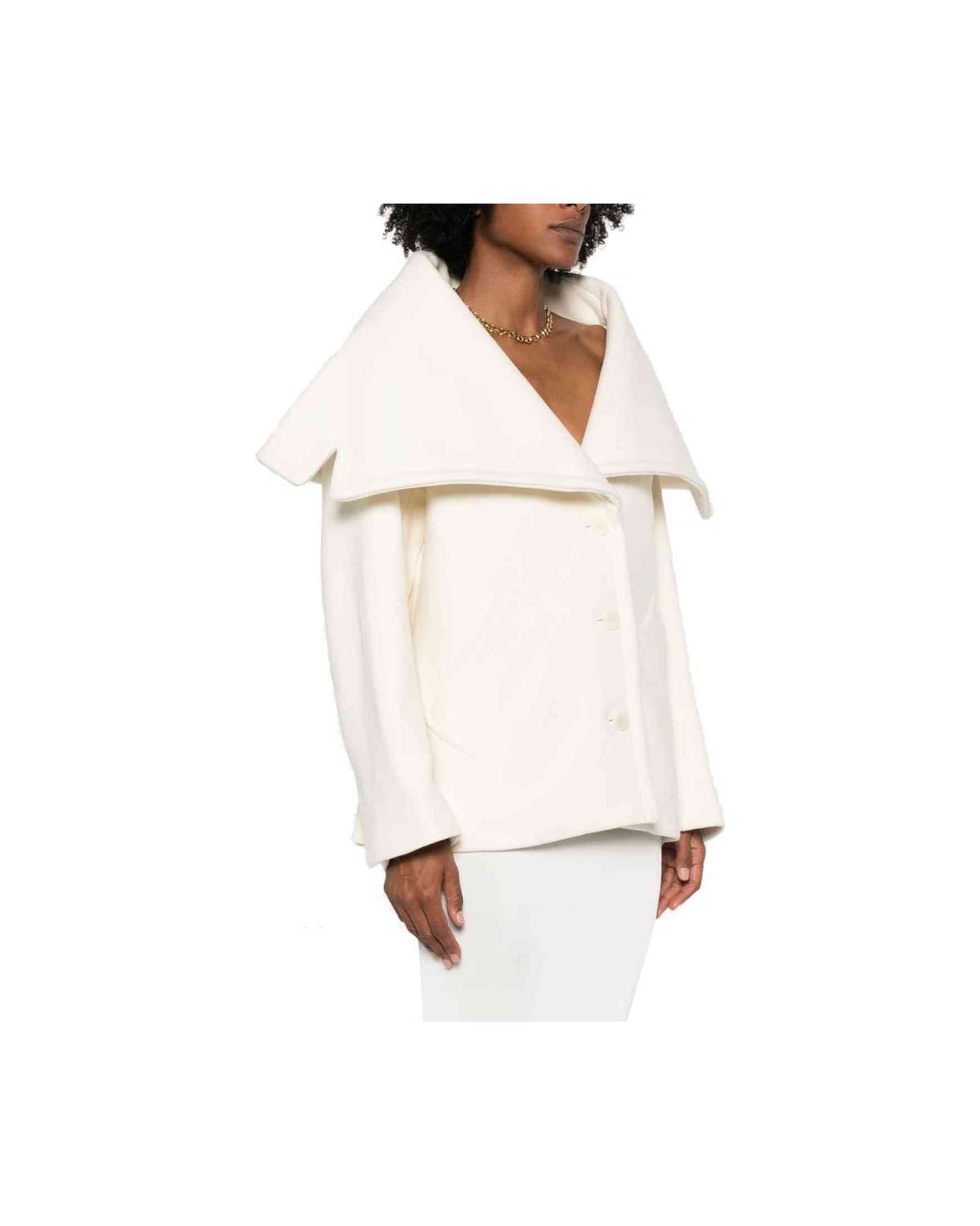Jacquemus Le Caban Caruso Draped Collar Jacket Glam Steals