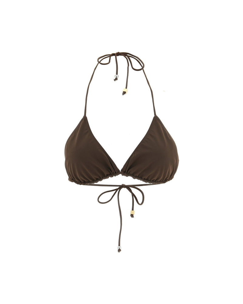 Jacquemus Le Haut De Plage Triangle Bikini Top Glam Steals