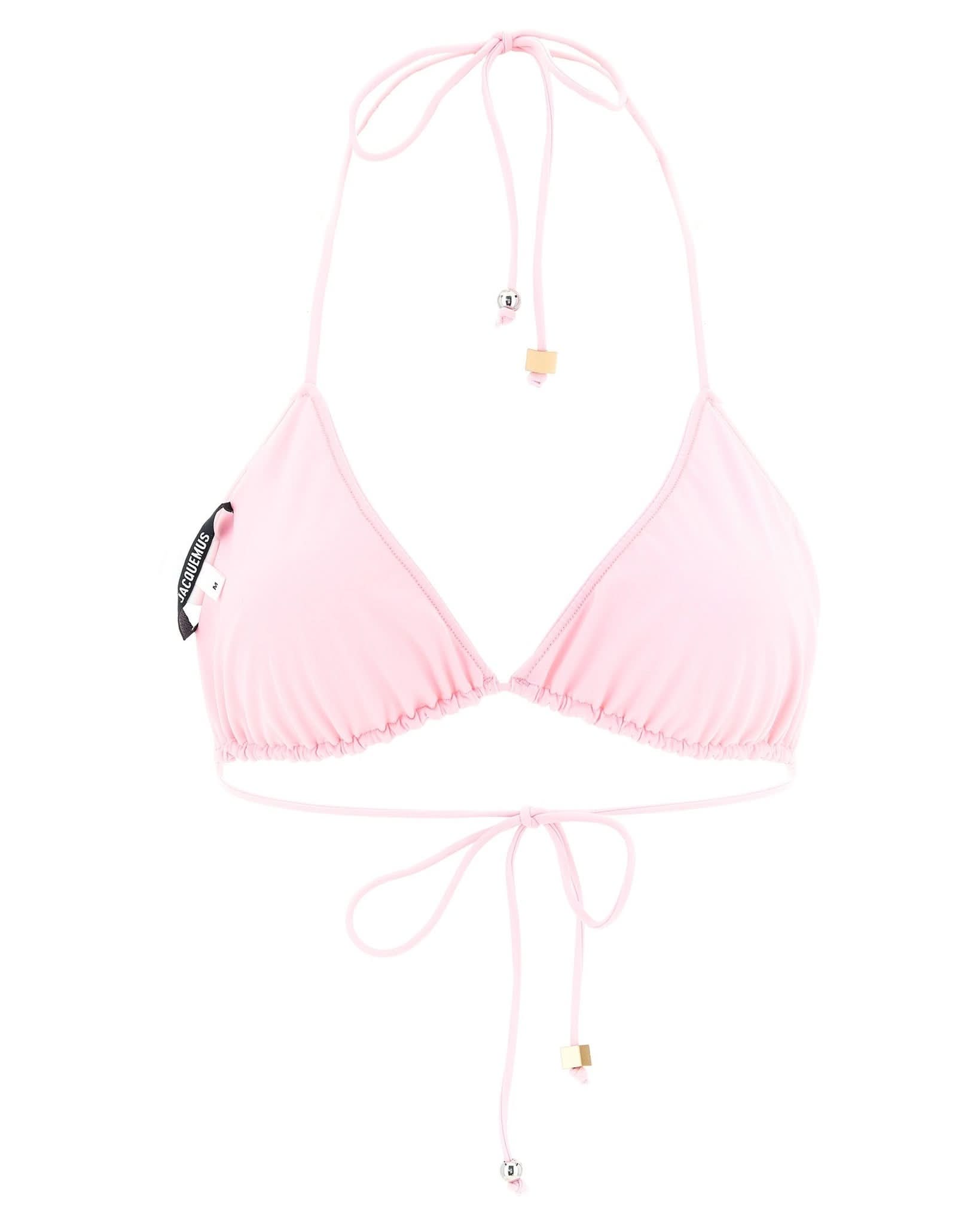 Jacquemus Le Haut De Plage Triangle Bikini Top Glam Steals