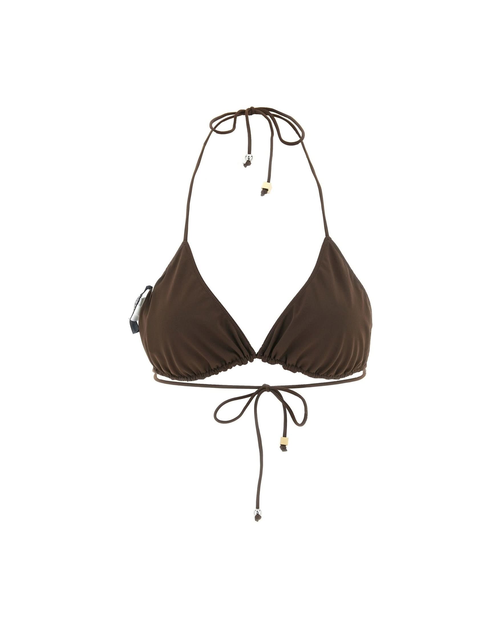Jacquemus Le Haut De Plage Triangle Bikini Top Glam Steals
