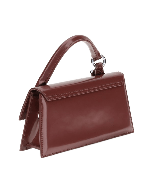 Jacquemus Calf Leather Bos Taurus Bordeaux Handbag Glam Steals