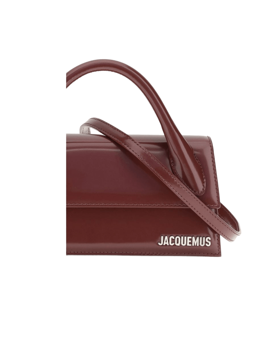 Jacquemus Calf Leather Bos Taurus Bordeaux Handbag Glam Steals