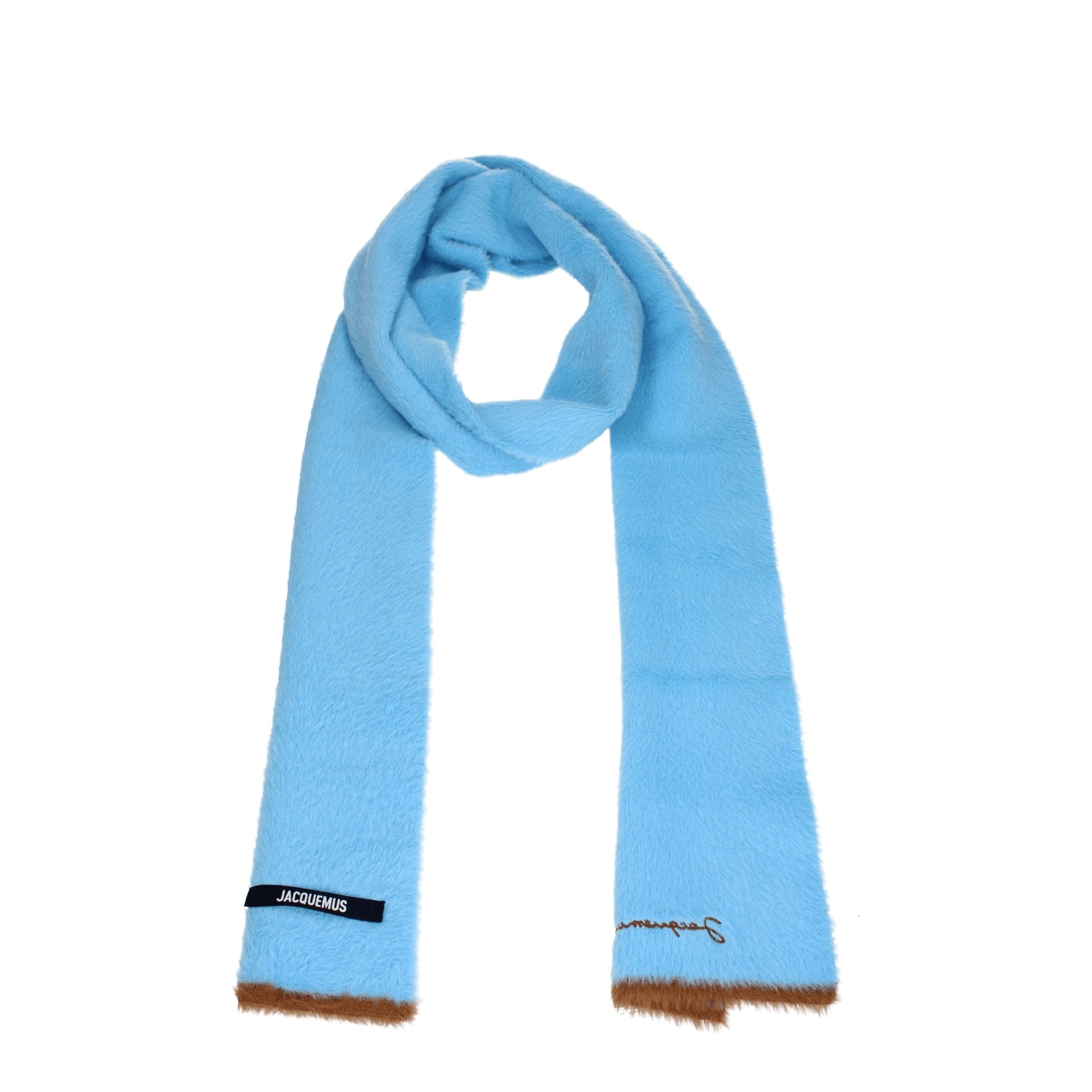Jacquemus Light Blue Polyamide Scarves Glam Steals
