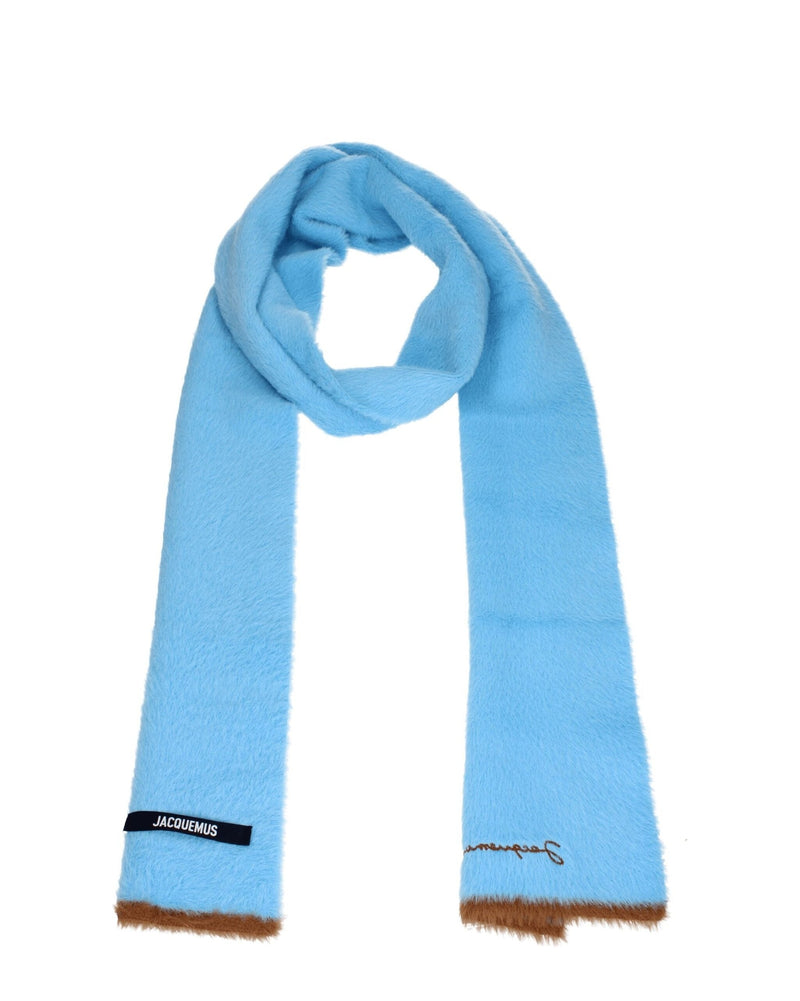 Jacquemus Light Blue Polyamide Scarves Glam Steals