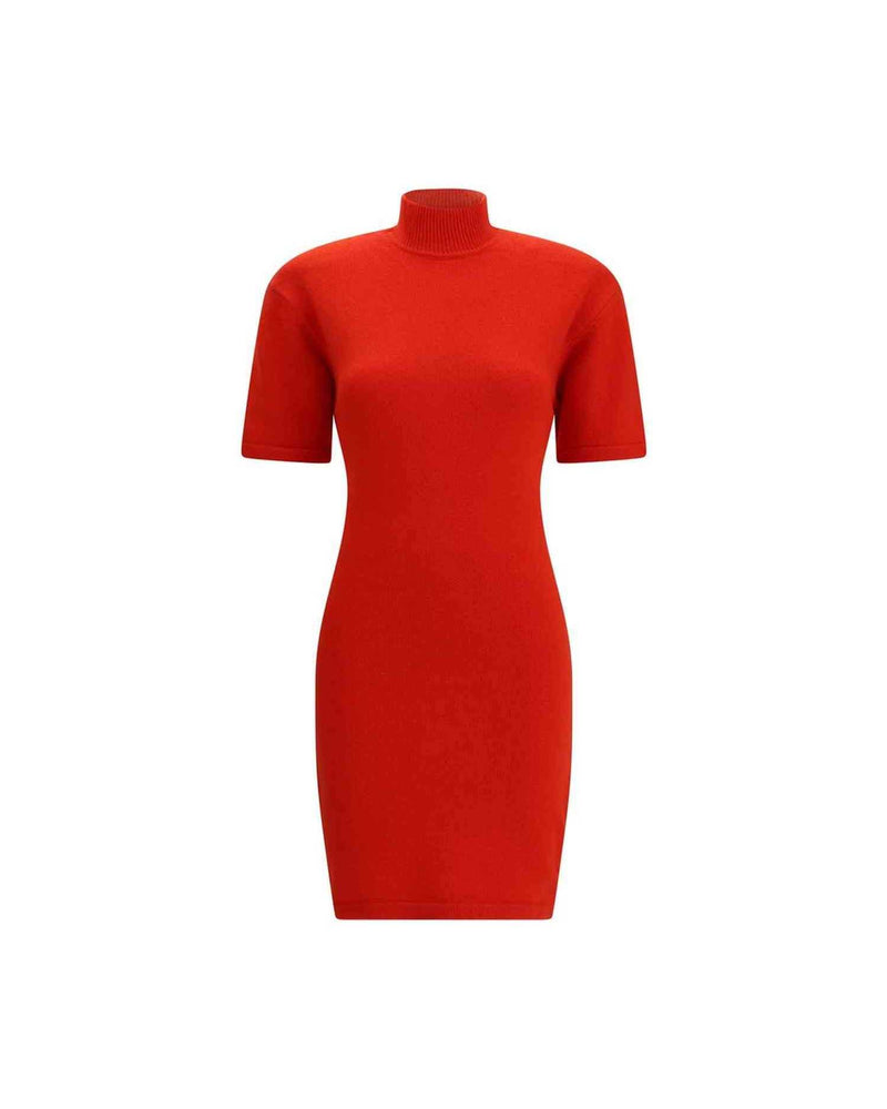 Jacquemus Red Knitted Dress Glam Steals