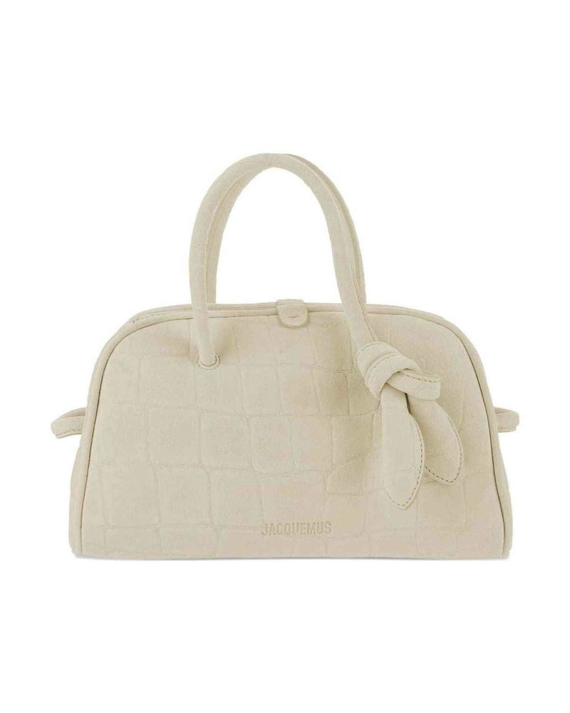 Jacquemus The Small Turismo Crocodile Effect Knotted Shoulder Bag Glam Steals