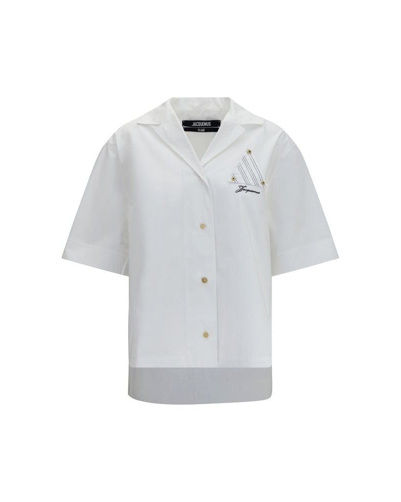 Jacquemus White Cotton Shirt Glam Steals