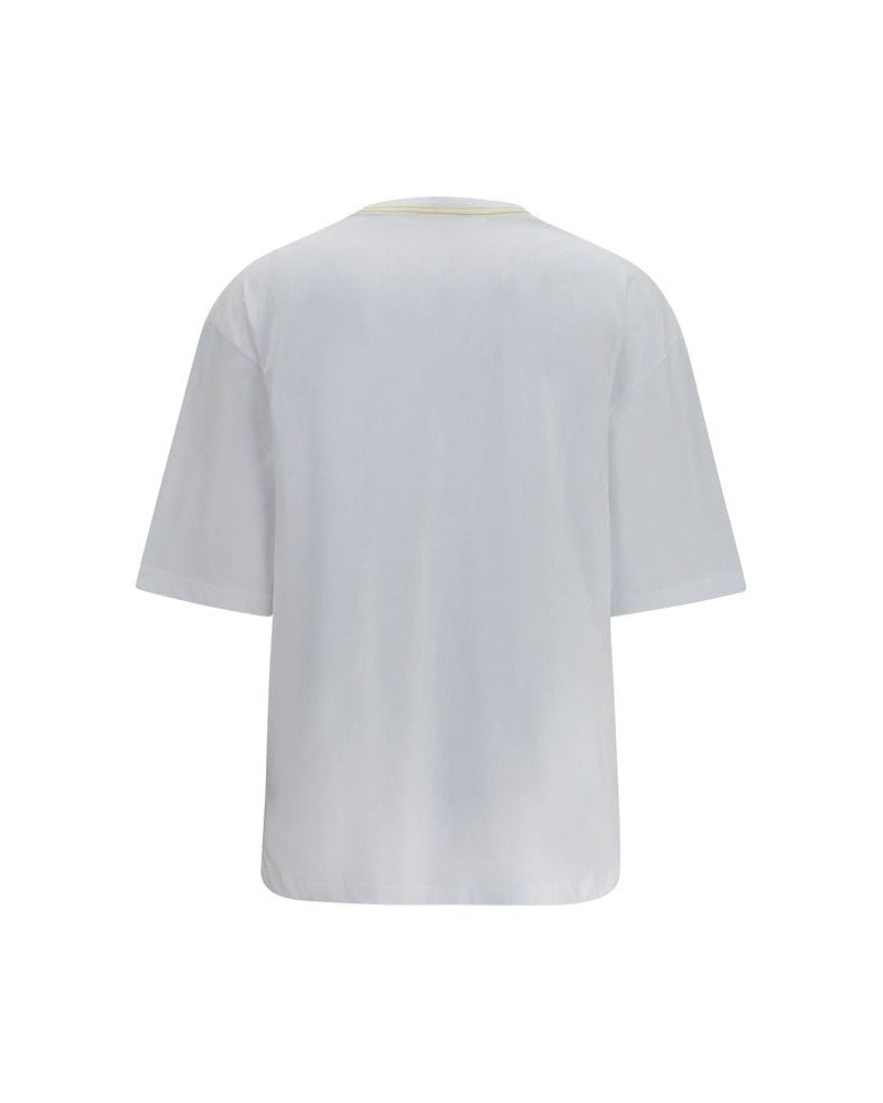 Jacquemus White Cotton T-shirt Glam Steals