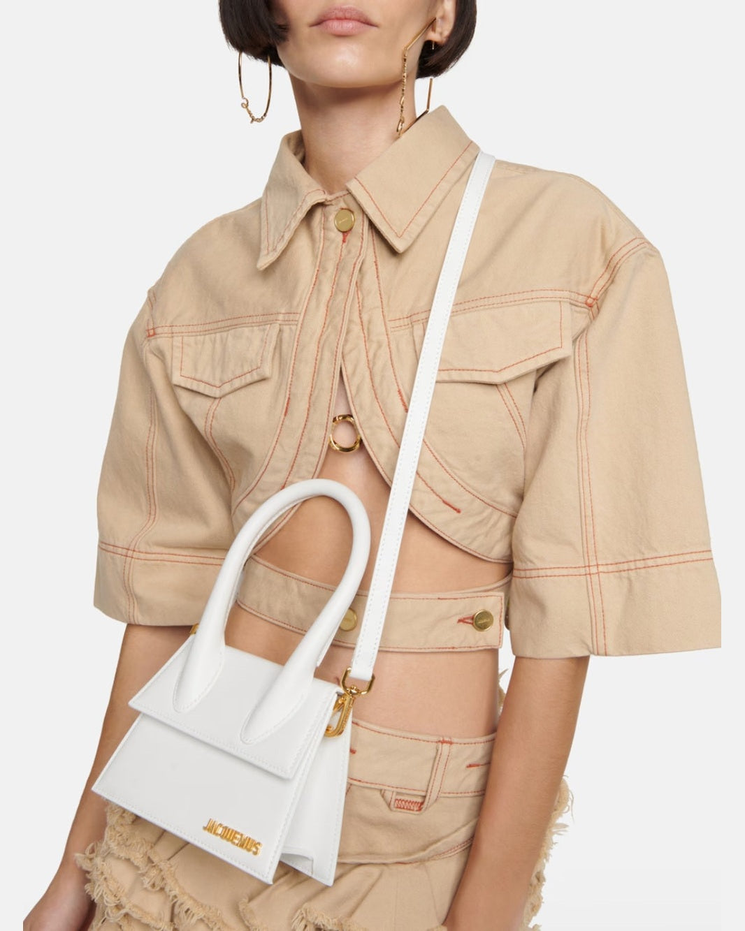 Jacquemus White Le Chiquito Moyen Bag Glam Steals