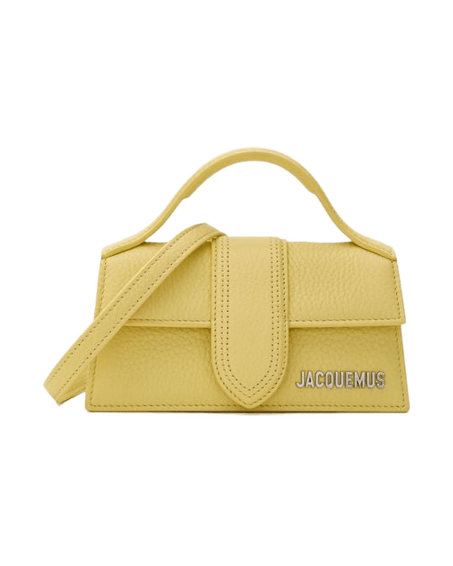 Jacquemus Yellow Leather Handbag Shoulder Bags