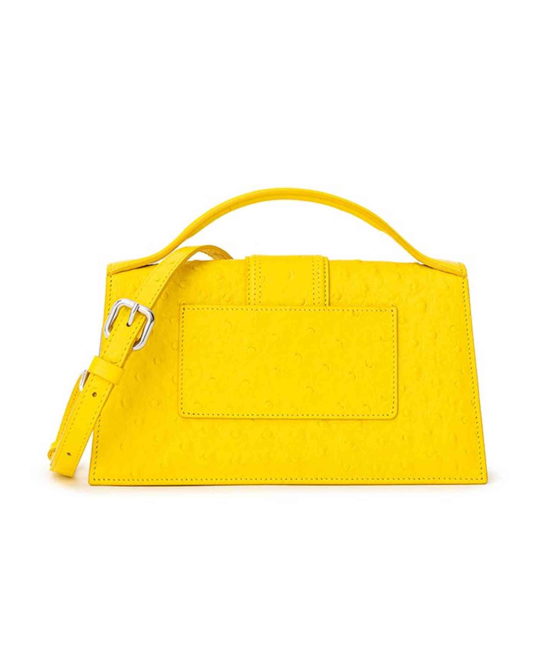 Jacquemus Yellow Leather Handbag Glam Steals