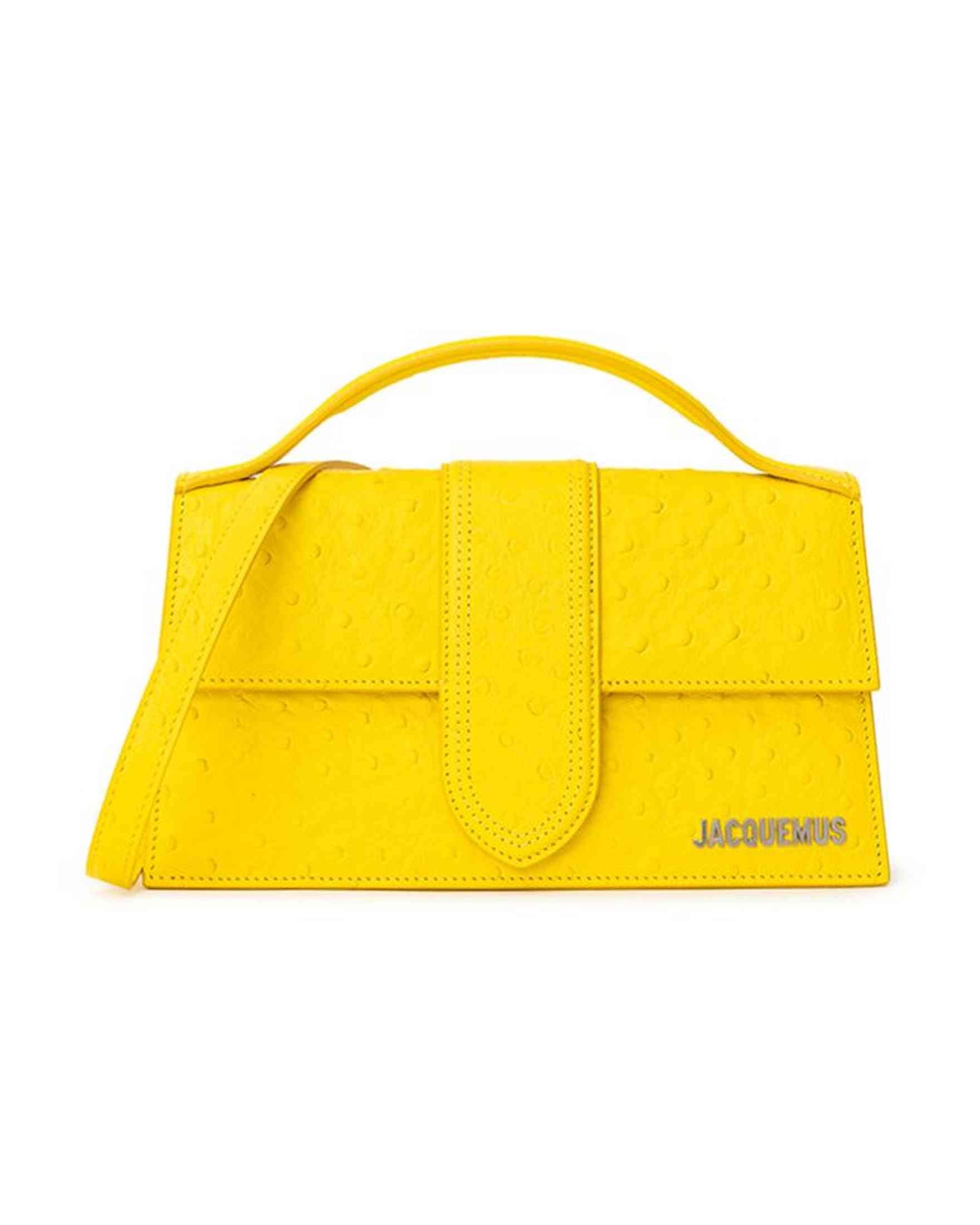 Jacquemus Yellow Leather Handbag Glam Steals