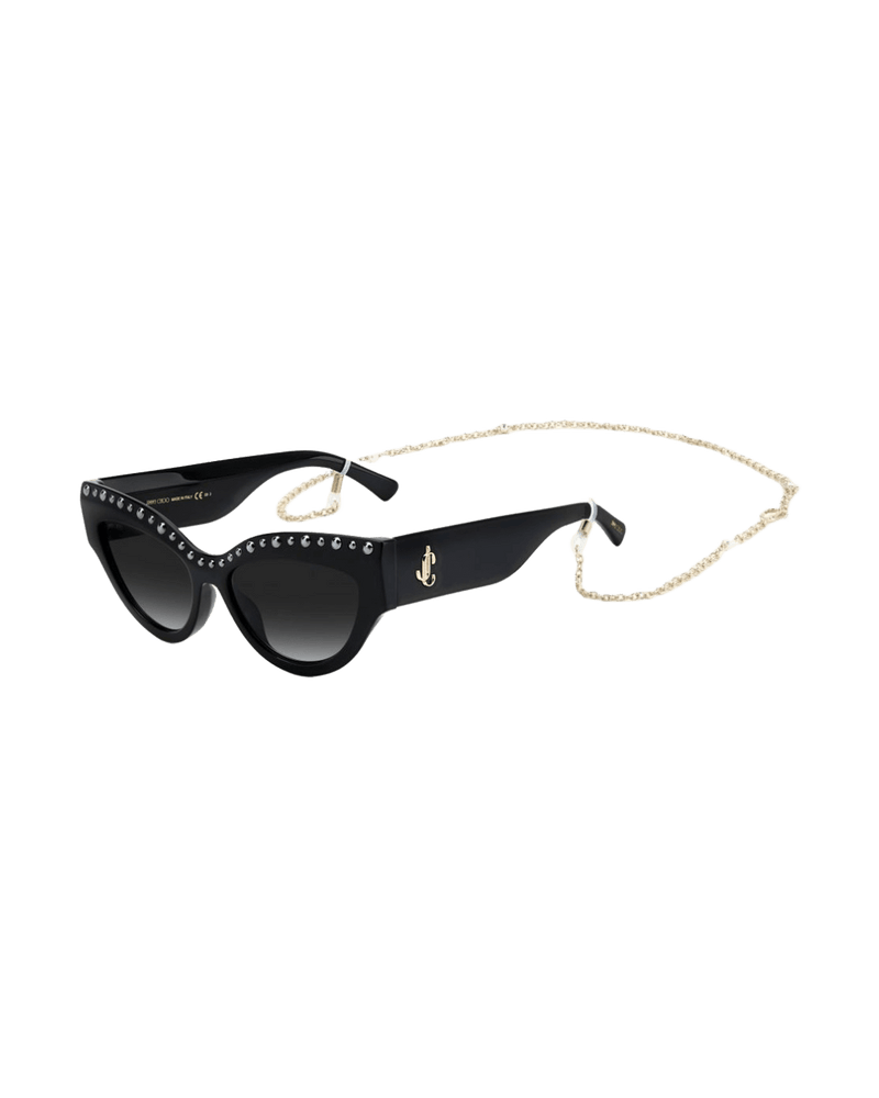 Jimmy Choo Black Acetate Sunglasses Glam Steals