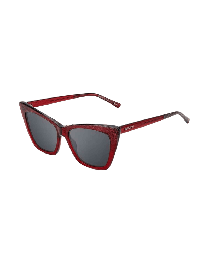 Jimmy Choo Red Acetate Sunglasses Glam Steals