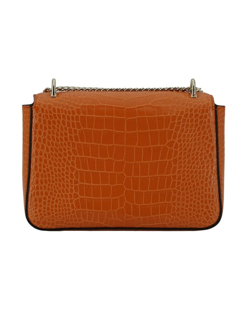 Jimmy Choo Amber Leather Shoulder Orange Bag Glam Steals