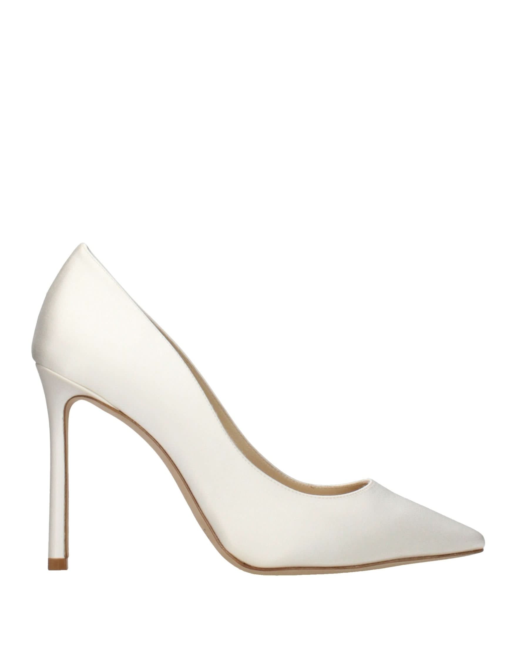 Jimmy Choo Beige Satin Platform Pumps Glam Steals