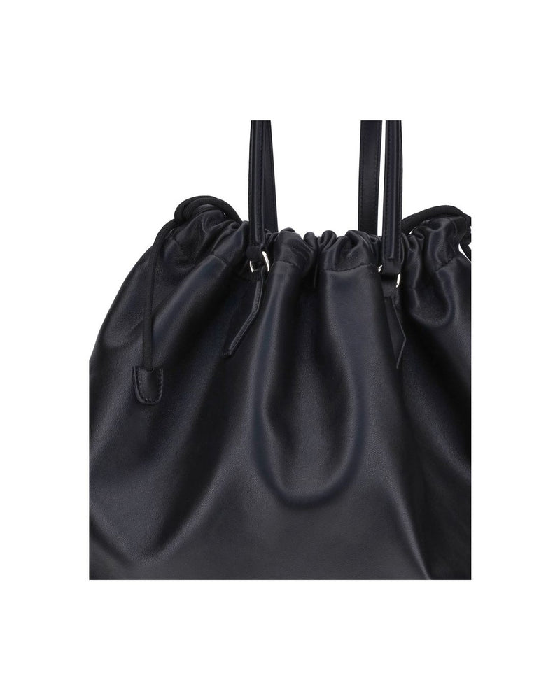 Jimmy Choo Black Calf Leather Bos Taurus Shoulder Bag Glam Steals