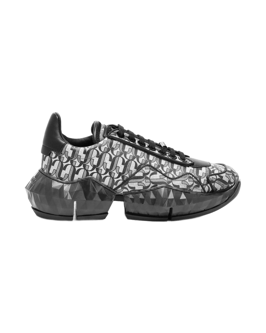 Jimmy Choo Black Calfskin Chunky Sneakers Glam Steals