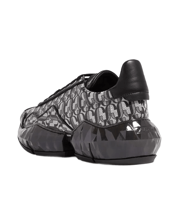 Jimmy Choo Black Calfskin Chunky Sneakers Glam Steals