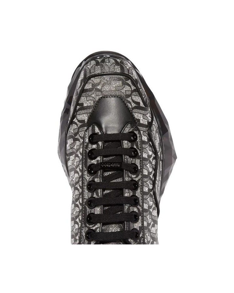 Jimmy Choo Black Calfskin Chunky Sneakers Glam Steals
