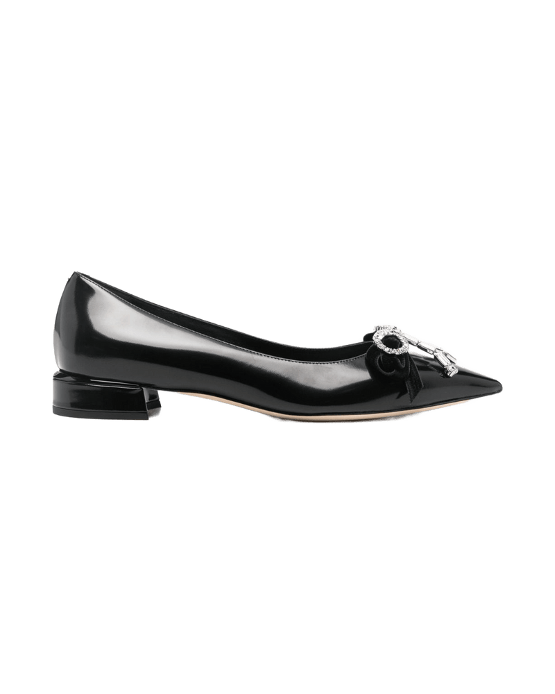 Jimmy Choo Black Flat Shoes Flats