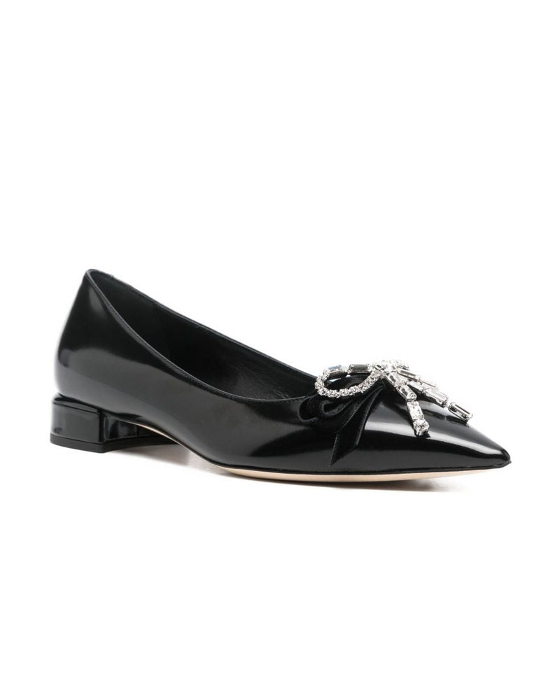 Jimmy Choo Black Flat Shoes Flats