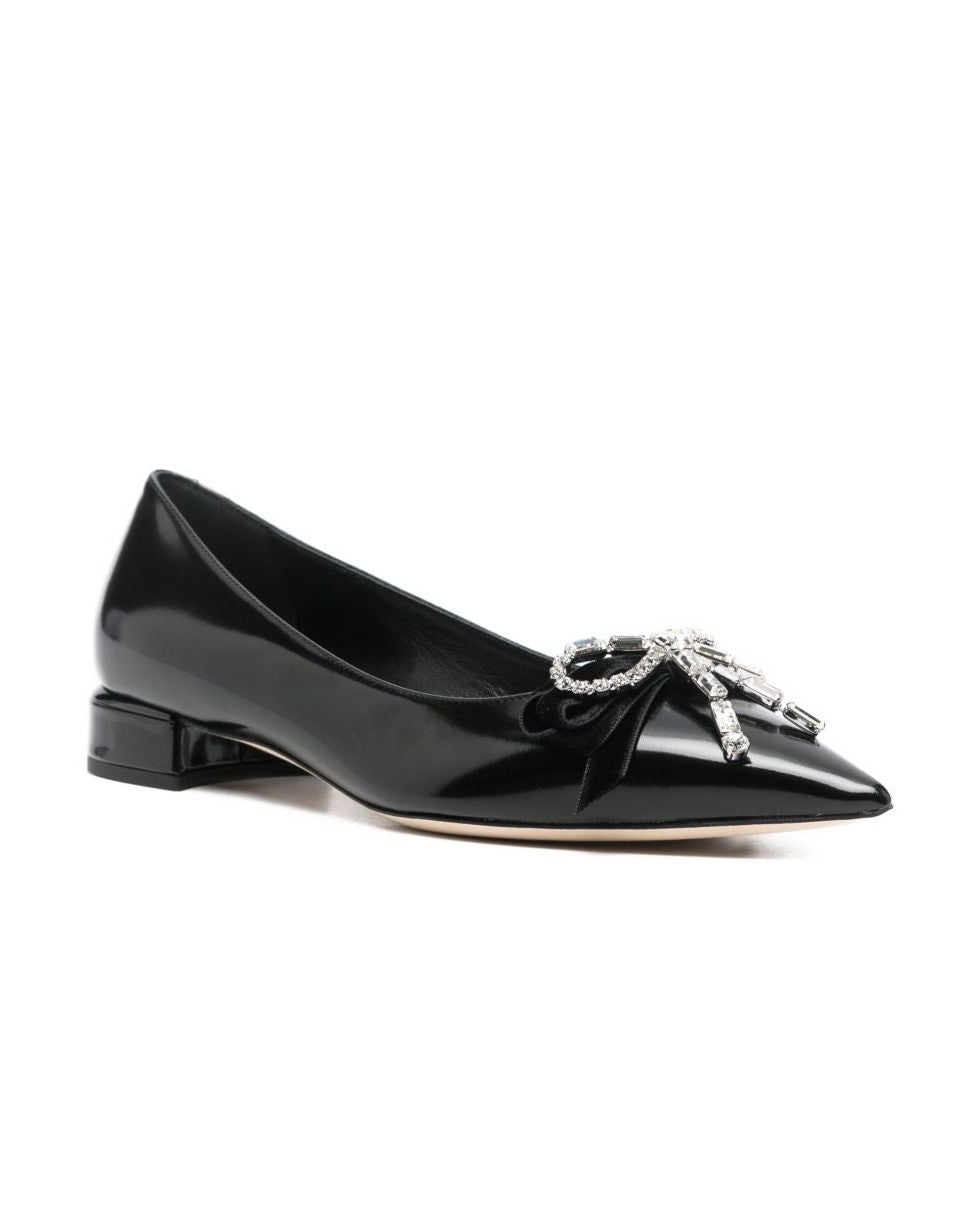 Jimmy Choo Black Flat Shoes Glam Steals