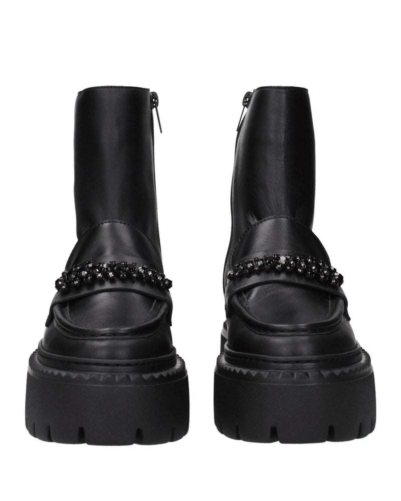 Jimmy Choo Black Leather Ankle Boots Glam Steals