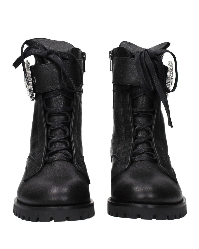 Jimmy Choo Black Leather Ankle Boots Glam Steals