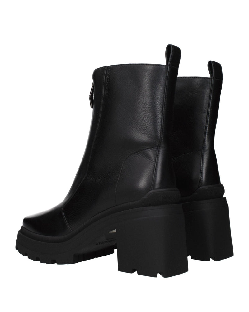Jimmy Choo Black Leather Ankle Boots Glam Steals