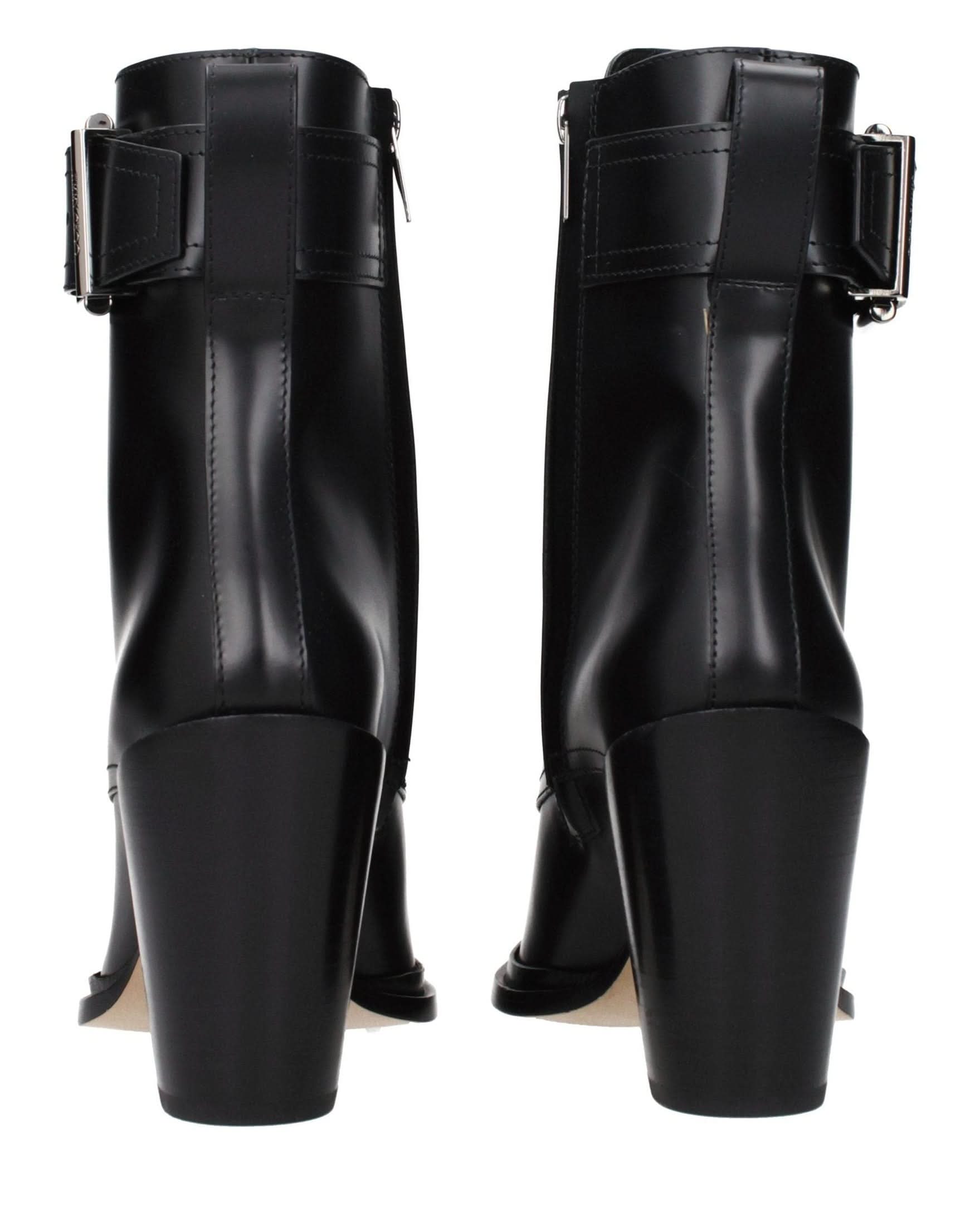 Jimmy Choo Black Leather Ankle Boots Glam Steals