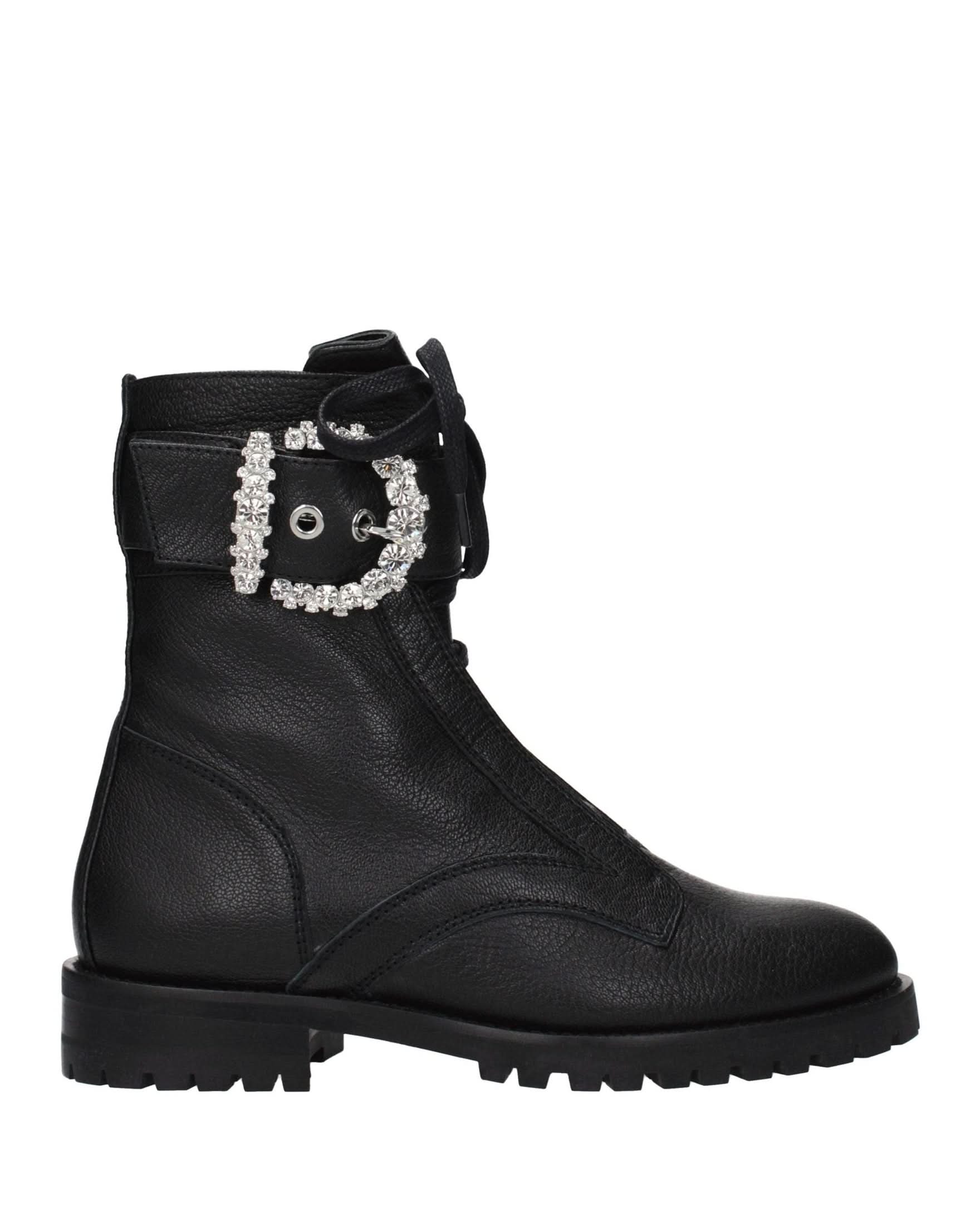Jimmy Choo Black Leather Ankle Boots Glam Steals