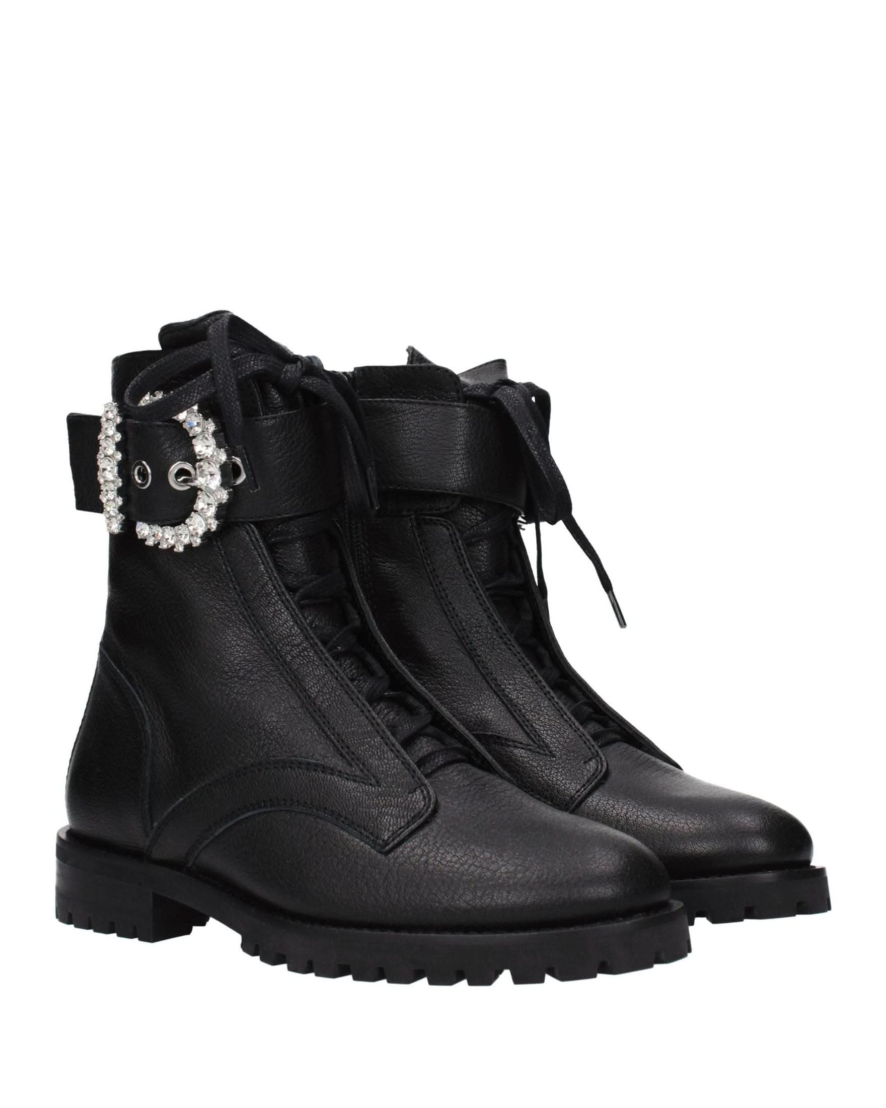 Jimmy Choo Black Leather Ankle Boots Glam Steals