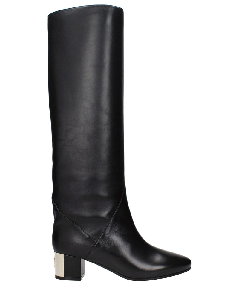 Jimmy Choo Black Leather Boots Glam Steals